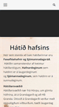 Mobile Screenshot of hatidhafsins.is